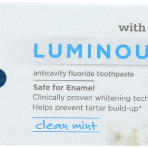 TOMS OF MAINE: Luminous White Clean Mint Toothpaste, 0.75 oz