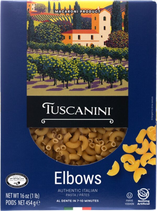 TUSCANINI: Elbow Pasta, 16 oz