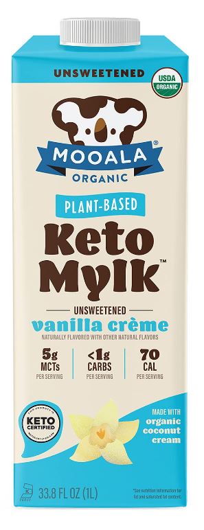 MOOALA: Unsweetened Vanilla Creme Keto Mylk, 33.8 fo