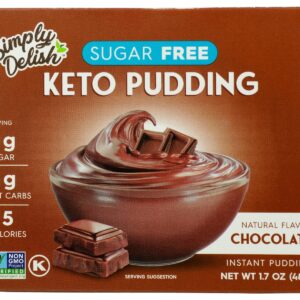 SIMPLY DELISH: Chocolate Pudding, 1.7 oz