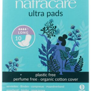 NATRACARE: Ultra Long Period Pads, 10 pc