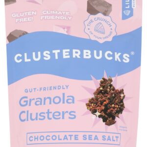 LIL BUCKS: Chocolate Sea Salt Clusterbucks, 6 oz