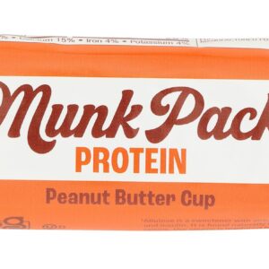 MUNK PACK: Peanut Butter Cup Probiotic Protein Bar, 2.1 oz