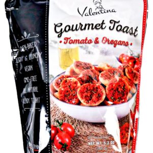 VALENTINA: Crispbread Tomato Oregano, 5.3 oz
