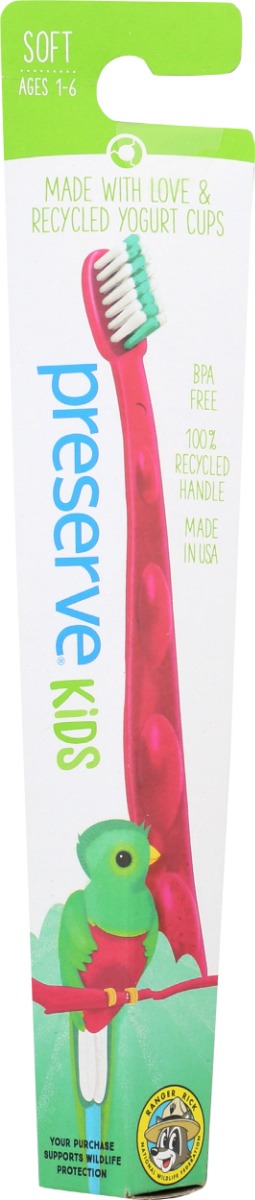 PRESERVE: Kids Toothbrush Single, 1 ea