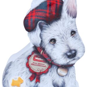 WALKERS: Wee Scottie Dog Shortbread Cookies Tin, 7 oz