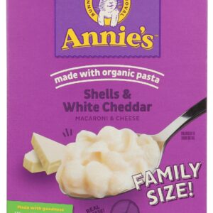 ANNIES HOMEGROWN: Shells and White Cheddar Mac and Cheese, 10.5 oz