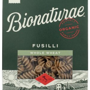 BIONATURAE: 100 Percent Organic Whole Wheat Fusilli, 16 oz