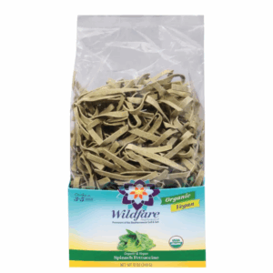 WILDFARE: Organic and Vegan Spinach Fettuccine Pasta, 12 oz