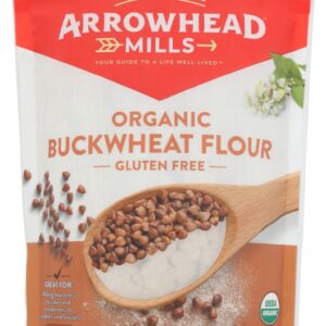 ARROWHEAD MILLS: Organic Gluten Free Buckwheat Flour, 22 oz