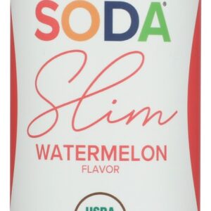 SATI SODA: Slim Organic Watermelon Soda, 12 fl oz
