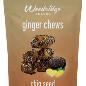 WOODRIDGE: Ginger Chew Chia Seeds, 2.1 oz