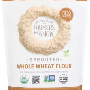 ONE DEGREE: Organic Sprouted Whole Wheat Flour, 80 oz
