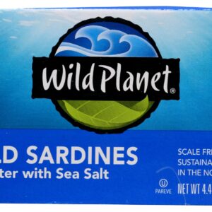 WILD PLANET: Wild Sardines In Water, 4.4 oz