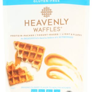 HEAVENLY WAFFLES: Gluten Free Heavenly Waffles Mix, 13.5 oz