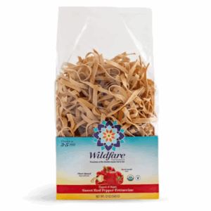 WILDFARE: Organic and Vegan Sweet Red Pepper Fettuccine Pasta, 12 oz