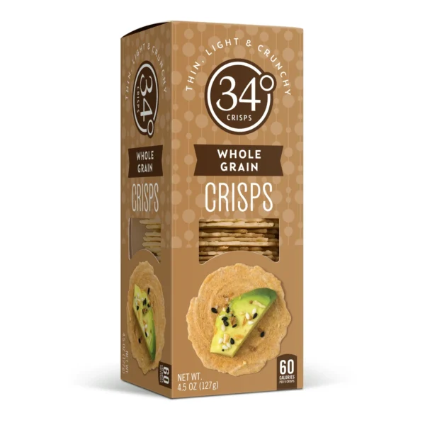 34 DEGREES: Whole Grain Crisps, 4.5 oz