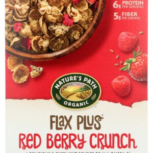 NATURES PATH: Flax Plus Red Berry Crunch Cereal, 10.6 oz