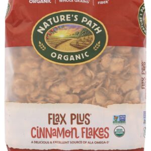 NATURES PATH: Flax Plus Cinnamon Flakes Cereal, 32 oz