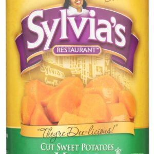 SYLVIAS: Cut Sweet Potatoes Yams in a Golden Syrup, 15 oz
