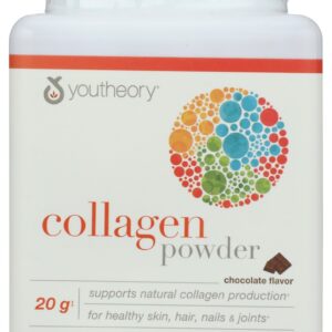 YOUTHEORY: Collagen Powder Chocolate, 10 oz