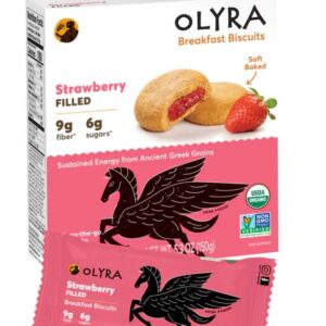 OLYRA: Strawberry Filled Breakfast Biscuits, 5.28 oz