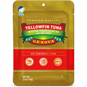 GENOVA: Tuna Pouch Olives Evoo, 2.6 oz