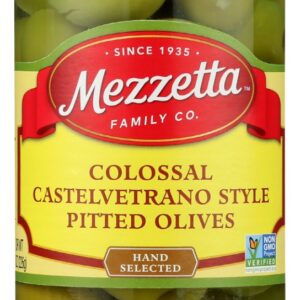 MEZZETTA: Colossal Castelvetrano Style Pitted Olives, 8 oz