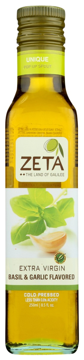 ZETA: Extra Virgin Olive Oil with Basil and Garlic, 250 ml