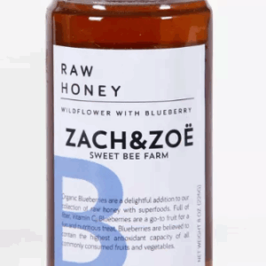 ZACH & ZOE SWEET BEE FARM: Wildflower Honey With Blueberry, 8 oz
