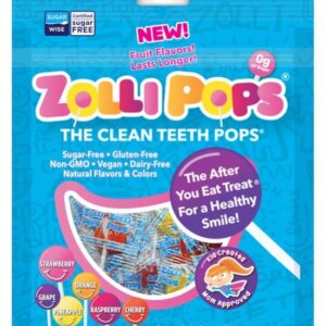 ZOLLIPOPS: Assorted Fruit Lollipops, 3.1 oz