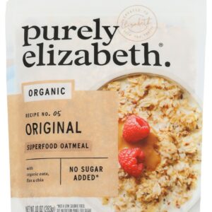PURELY ELIZABETH: Superfood Oatmeal Pouch Original, 10 oz