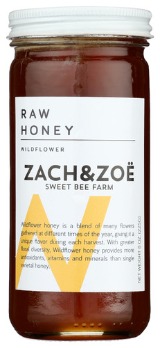 ZACH & ZOE SWEET BEE FARM: Wildflower Honey, 8 oz