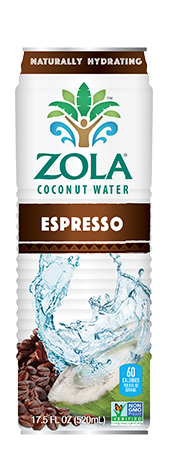 ZOLA: Coconut Water Espresso, 17.5 oz