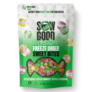 SOW GOOD: Rainbow Sweet Bites Freeze Dried Candy, 4.2 oz