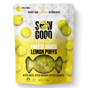SOW GOOD: Lemon Puffs Freeze Dried Candy, 1.2 oz