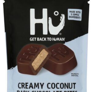 HU: Coconut Dark Chocolate Bites, 2.75 oz