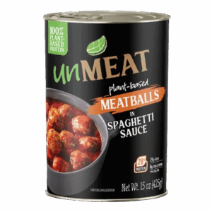 UNMEAT: Meatballs in Spaghetti Sauce, 15 oz