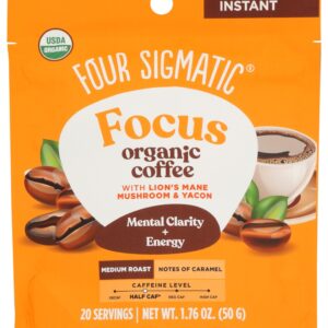 FOUR SIGMATIC: Focus Instant Coffee Multiserve, 1.76 oz