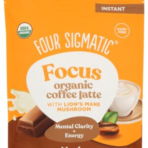 FOUR SIGMATIC: Focus Organic Coffee Latte Mocha, 4.23 oz